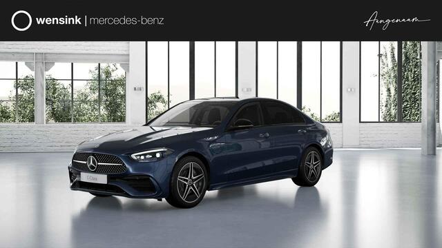 Mercedes-Benz C-KLASSE 300e Business Solution AMG | Matrix Led | Panoramaschuifdak | Nightpakket | | Stoelverwarming | Dodehoekassistent |