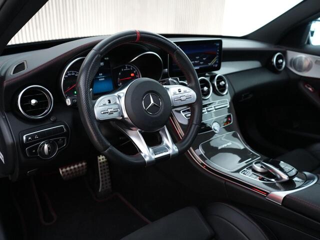Mercedes-Benz C-KLASSE 43AMG 390pk 4MATIC Premium Plus Pack |custom sportuitlaat|panoramadak|schaalstoelen|Burmester|sportuitlaat|Apple Carplay|carbon interieur|elek. trekhaak|blind spot|ACC|