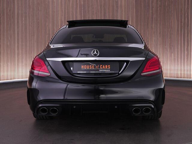 Mercedes-Benz C-KLASSE 43AMG 390pk 4MATIC Premium Plus Pack |custom sportuitlaat|panoramadak|schaalstoelen|Burmester|sportuitlaat|Apple Carplay|carbon interieur|elek. trekhaak|blind spot|ACC|