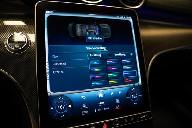 Mercedes-Benz C-KLASSE 180 AMG Line|Sfeerverlichting|Carplay|Leder|Acc
