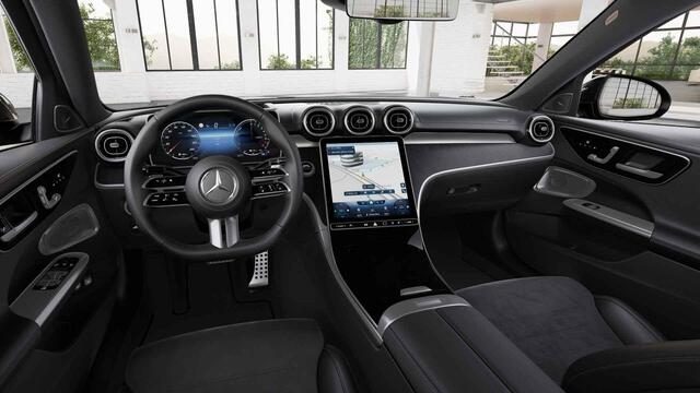 Mercedes-Benz C-KLASSE 300 e 4MATIC AMG Line | Night | Panoramadak | Burmester | Memory | Headup | 360 graden camera |