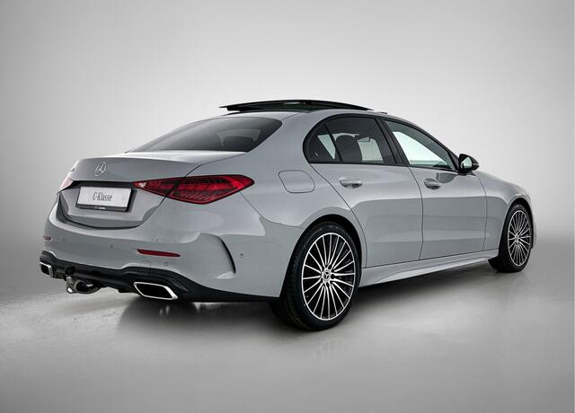 Mercedes-Benz C-KLASSE 300 e Business Solution AMG | Nightpakket | GUARD 360° Plus | Burmester® 3D surround sound | Trekhaak | Middenconsole metaalstructuur | Panoramaschuifdak | 360° camera | Diamond grill |