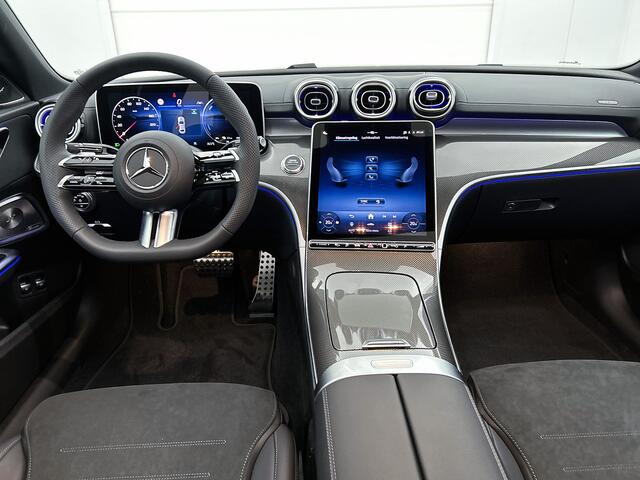Mercedes-Benz C-KLASSE 300 e Business Solution AMG | Nightpakket | GUARD 360° Plus | Burmester® 3D surround sound | Trekhaak | Middenconsole metaalstructuur | Panoramaschuifdak | 360° camera | Diamond grill |