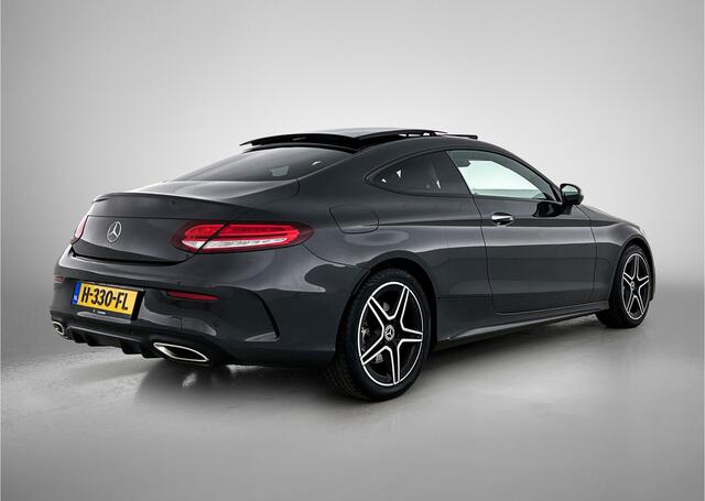 Mercedes-Benz C-KLASSE 300 Coupe AMG line Premium Plus | Alarm | Panorama schuifdak | Burmester Sound | Parkeerpakket met 360°-camera Inclusief 12 Maanden Garantie.