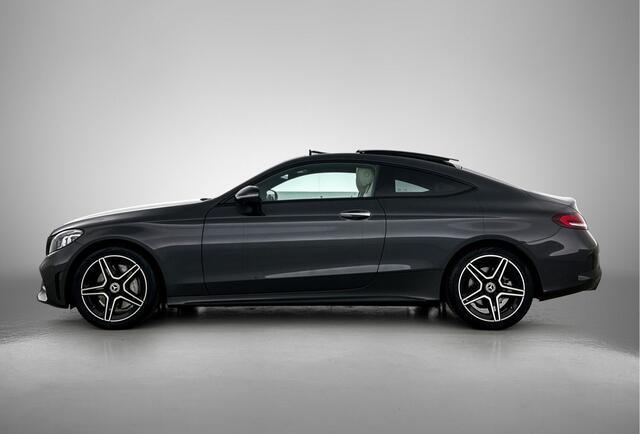 Mercedes-Benz C-KLASSE 300 Coupe AMG line Premium Plus | Alarm | Panorama schuifdak | Burmester Sound | Parkeerpakket met 360°-camera Inclusief 12 Maanden Garantie.