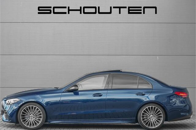 Mercedes-Benz C-KLASSE 200 Launch Edition AMG Line Pano Trekhaak Camera Stoelverw