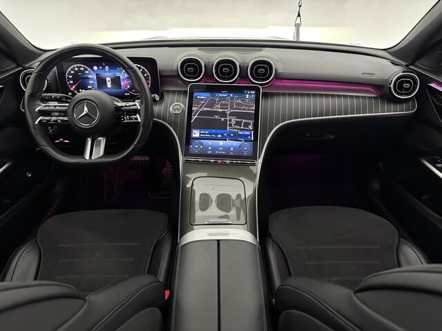 Mercedes-Benz C-KLASSE 200 Launch Edition AMG Line | Pano | Sfeer | Virtual | Burmester | Camera | Carplay | Adap. Cruise | NAP
