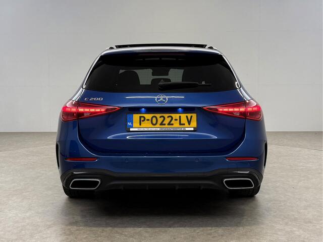 Mercedes-Benz C-KLASSE 200 Launch Edition AMG Line | Pano | Sfeer | Virtual | Burmester | Camera | Carplay | Adap. Cruise | NAP
