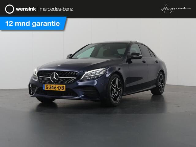 Mercedes-Benz C-KLASSE 160 Business Solution AMG | Panoramadak | Night | Multibeam | Stoelverwarming | Lederen bekleding |
