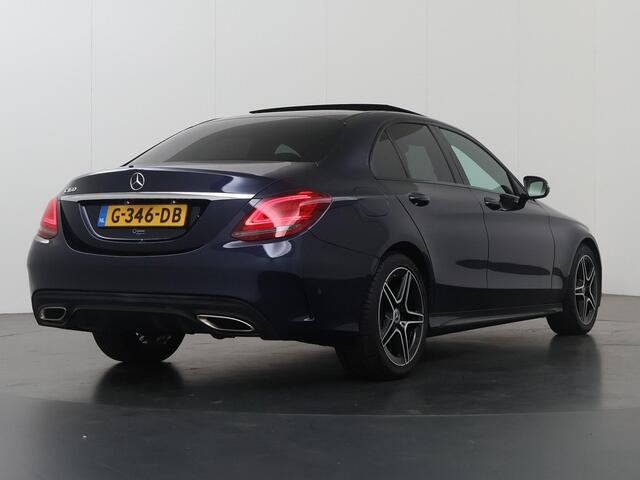 Mercedes-Benz C-KLASSE 160 Business Solution AMG | Panoramadak | Night | Multibeam | Stoelverwarming | Lederen bekleding |