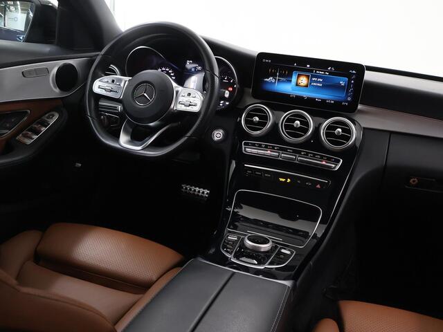 Mercedes-Benz C-KLASSE 160 Business Solution AMG | Panoramadak | Night | Multibeam | Stoelverwarming | Lederen bekleding |
