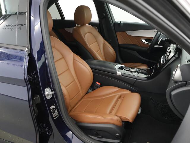 Mercedes-Benz C-KLASSE 160 Business Solution AMG | Panoramadak | Night | Multibeam | Stoelverwarming | Lederen bekleding |