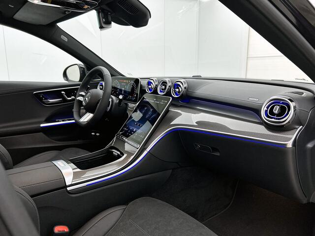 Mercedes-Benz C-KLASSE 300 e Business Solution AMG | Premium Plus | Nightpakket | Middenconsole metaalstructuur | Trekhaak | GUARD 360° Plus | Panoramaschuifdak | 360° camera | Burmester® 3D surround sound | 19" multispaaks lichtmetalen AMG-velgen |