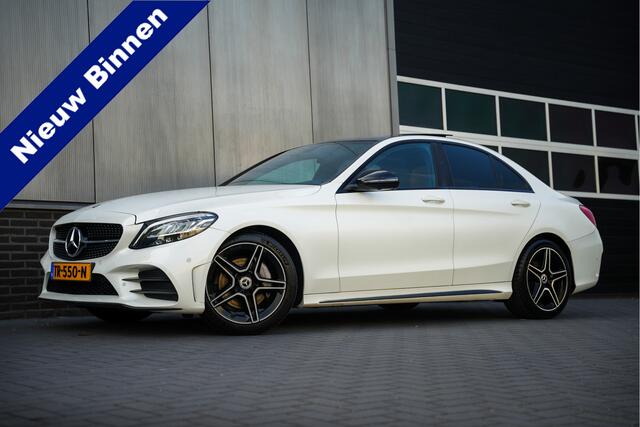 Mercedes-Benz C-KLASSE 180 Advantage Pack AMG-Sportpakket /Facelift-Model/ Pano-Dak/ Sport-Stoelen/ Stoel.Verw/ Night-Pakket/ Camera/ Trekhaak/ 18'' LMV