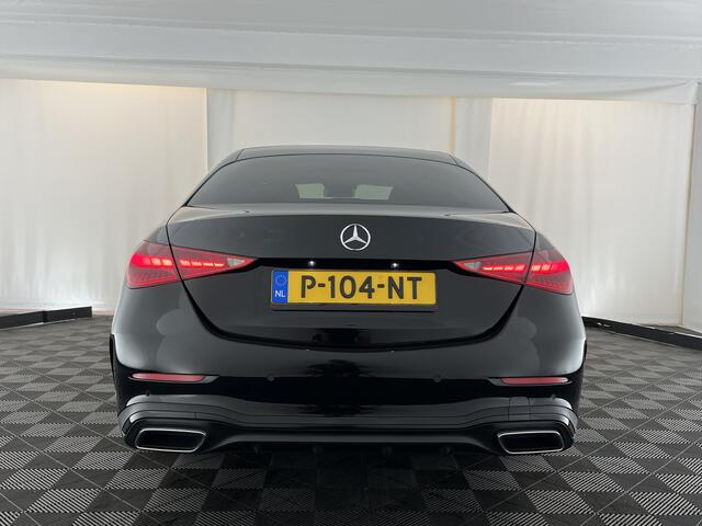 Mercedes-Benz C-KLASSE 180 AMG Line (INCL.BTW) *LEATHER | FULL-LED | HEATED-SPORTSEATS | DIGI-COCKPIT | BLINDSPOT | CAMERA | DAB | AMBIENT-LIGHT | SHIFT-PADDLES | PRIVACY-GLASS | ECC | PDC | CRUISE | 19''ALU*