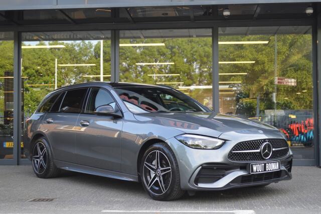 Mercedes-Benz C-KLASSE Estate 300 e AMG Led Leder Panorama Memory Distronic Camera 360 Keyless Night Augmented Pdc