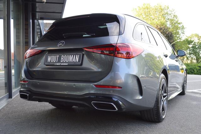 Mercedes-Benz C-KLASSE Estate 300 e AMG Led Leder Panorama Memory Distronic Camera 360 Keyless Night Augmented Pdc