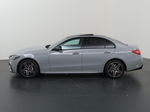 Mercedes-Benz C-KLASSE 300 e Business Solution AMG | Panoramaschuifdak | Matrix Led | Keyless | 360°-camera | Comfortpakket Plus | Trekhaak |
