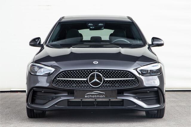 Mercedes-Benz C-KLASSE Estate 300 e AMG Nightpakket, Pano, Distronic, Trekhaak, Carplay, Hybrid 2023