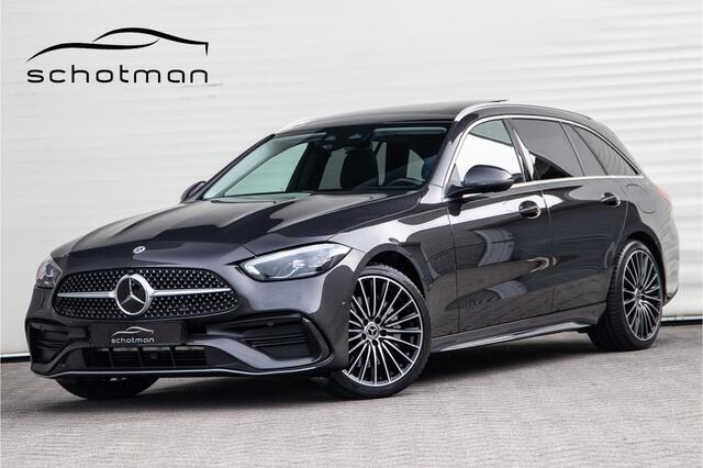 Mercedes-Benz C-KLASSE Estate 300 e AMG Premium, Massage, Distronic, Pano, Trekhaak, Carplay, Hybrid 2023