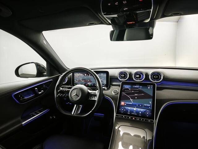 Mercedes-Benz C-KLASSE Estate 300 e AMG Line | Panoramadak | Stoelverwarming | 360° Camera | Navigatie |
