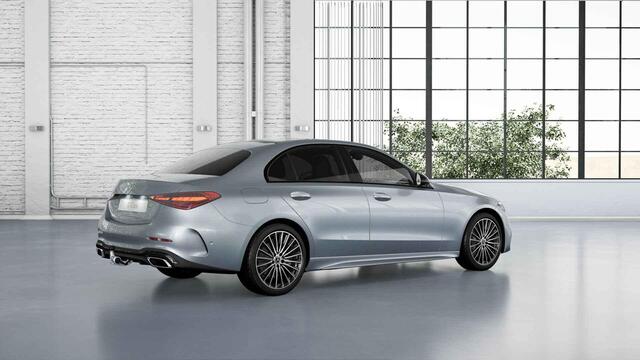 Mercedes-Benz C-KLASSE 300e Business Solution AMG | AMG Line Premium Plus | Nightpakket | Trekhaak | Burmester | 360° camera | Panoramaschuifdak |