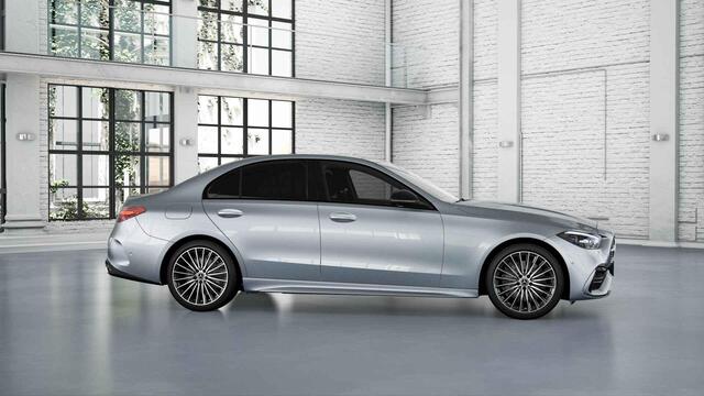 Mercedes-Benz C-KLASSE 300e Business Solution AMG | AMG Line Premium Plus | Nightpakket | Trekhaak | Burmester | 360° camera | Panoramaschuifdak |