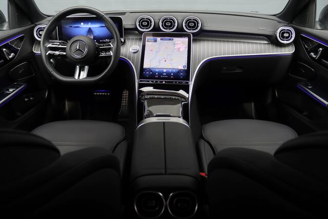 Mercedes-Benz C-KLASSE 300 e 4MATIC AMG Line | Massage | HUD | Memory | Leder | Keyless Go | Dodehoekassistent | Digital Light | Augmented Reality | Surround Camera | Advanced Sound System |