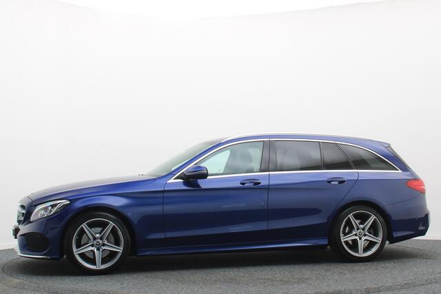 Mercedes-Benz C-KLASSE Estate 220 CDI Prestige AMG Leer, ACC, Camera, Navigatie, Bluetooth, LED, KeyLess, Trekhaak, 18''