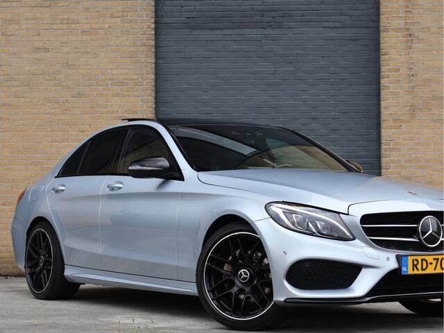 Mercedes-Benz C-KLASSE 180 AMG line Pano | Airmatic | ACC | Leder | NL Auto | Cam