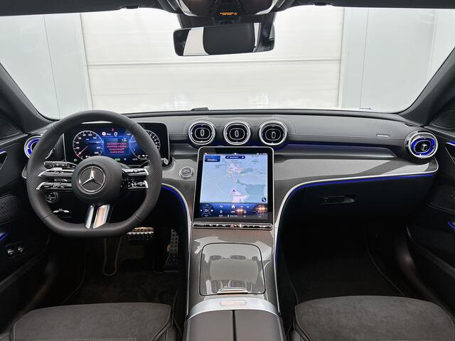 Mercedes-Benz C-KLASSE Estate 300 e 140 Years Edition | Comfortpakket Plus | Nightpakket | Parkeerpakket met 360°-camera | Trekhaak | Middenconsole metaalstructuur | Panoramaschuifdak | Warmtewerend, donkergetint glas | 19" multispaaks lichtmetalen AMG-velgen | GUARD 360° Plus