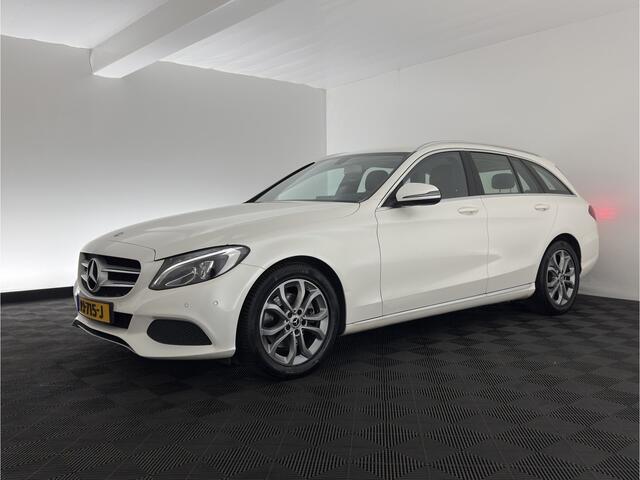 Mercedes-Benz C-KLASSE Estate 200 CDI Business Solution Aut. *FULL-LED | LEATHER-FABRIC | FULL-LED | NAVI-FULLMAP | CAMERA | HEATED-SPORTSEATS | SHIFTPADDLES | CRUISE | KEYLESS | TOWBAR | 17''ALU*