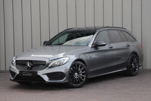 Mercedes-Benz C-KLASSE Estate AMG 43 4MATIC | 367PK | Pano | Burmester | ILS | Distronic+ | Memory | Carbon | Sfeerverlichting | Trekhaak | 2017.