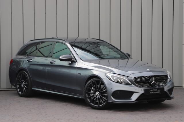 Mercedes-Benz C-KLASSE Estate AMG 43 4MATIC | 367PK | Pano | Burmester | ILS | Distronic+ | Memory | Carbon | Sfeerverlichting | Trekhaak | 2017.