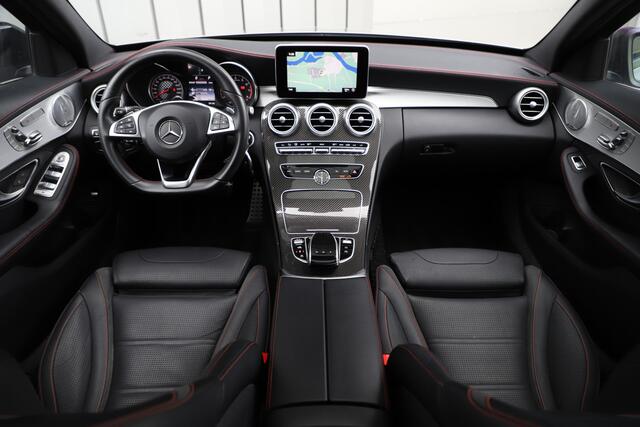 Mercedes-Benz C-KLASSE Estate AMG 43 4MATIC | 367PK | Pano | Burmester | ILS | Distronic+ | Memory | Carbon | Sfeerverlichting | Trekhaak | 2017.