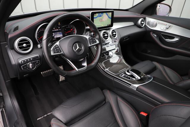 Mercedes-Benz C-KLASSE Estate AMG 43 4MATIC | 367PK | Pano | Burmester | ILS | Distronic+ | Memory | Carbon | Sfeerverlichting | Trekhaak | 2017.