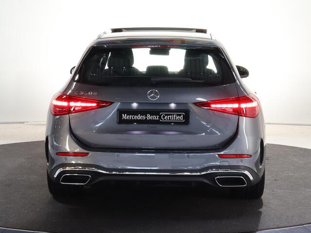 Mercedes-Benz C-KLASSE Estate 300e Star Edition AMG Line | Panoramaschuifdak | DISTRONIC | Trekhaak | USB-pakket plus