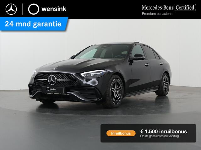 Mercedes-Benz C-KLASSE 180 Star Edition AMG | Night | Panoramadak | 18" AMG Velgen | Keyless Entry | 360 camera |