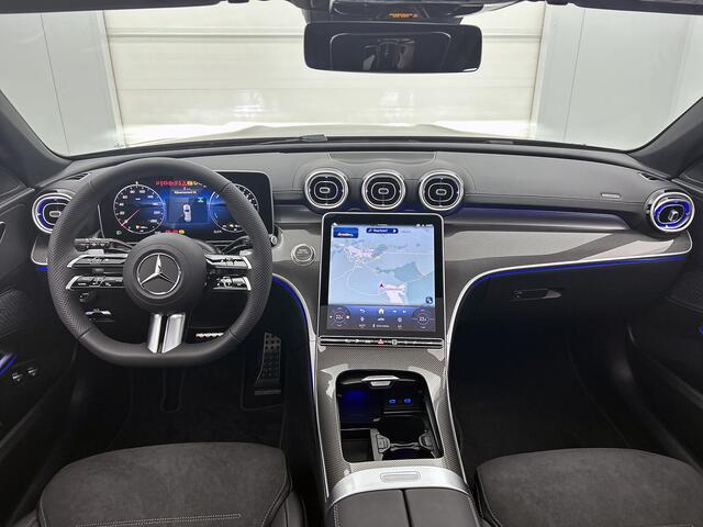 Mercedes-Benz C-KLASSE Estate 300 e 140 Years Edition | Comfortpakket Plus | Nightpakket | Parkeerpakket met 360°-camera | Trekhaak | Middenconsole metaalstructuur | GUARD 360° Plus | Panoramaschuifdak | Warmtewerend, donkergetint glas | 19" multispaaks lichtmetalen AMG-velgen
