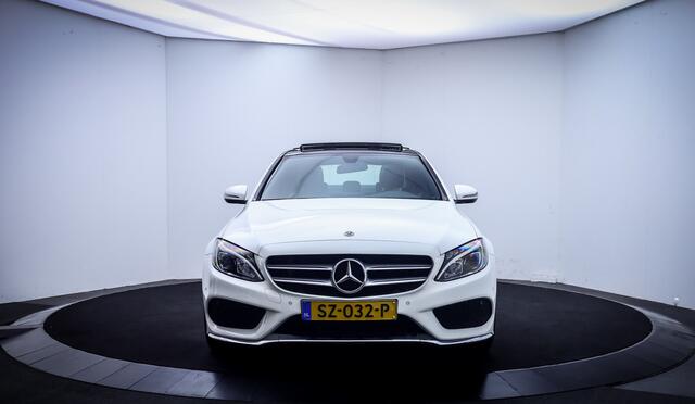 Mercedes-Benz C-KLASSE 180CDI Aut. SPORT EDITION SCHUIFD. | FULL LED | AMG LINE | LEDER | CAMERA | NAVI | LMV