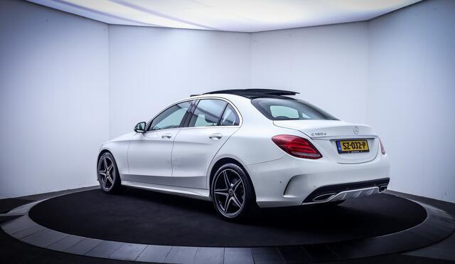 Mercedes-Benz C-KLASSE 180CDI Aut. SPORT EDITION SCHUIFD. | FULL LED | AMG LINE | LEDER | CAMERA | NAVI | LMV