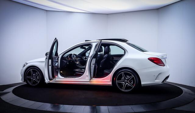 Mercedes-Benz C-KLASSE 180CDI Aut. SPORT EDITION SCHUIFD. | FULL LED | AMG LINE | LEDER | CAMERA | NAVI | LMV