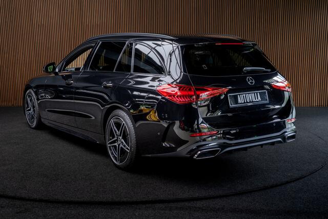 Mercedes-Benz C-KLASSE Estate 180 AMG Pano Leder Matrix LED 360 Navi Elektr. trekhaak Memory Stoelverwarming Elektr. trekhaak PTS LM velgen