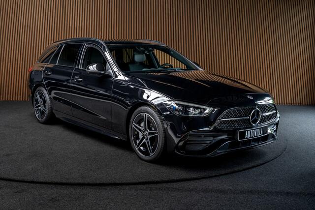 Mercedes-Benz C-KLASSE Estate 180 AMG Pano Leder Matrix LED 360 Navi Elektr. trekhaak Memory Stoelverwarming Elektr. trekhaak PTS LM velgen