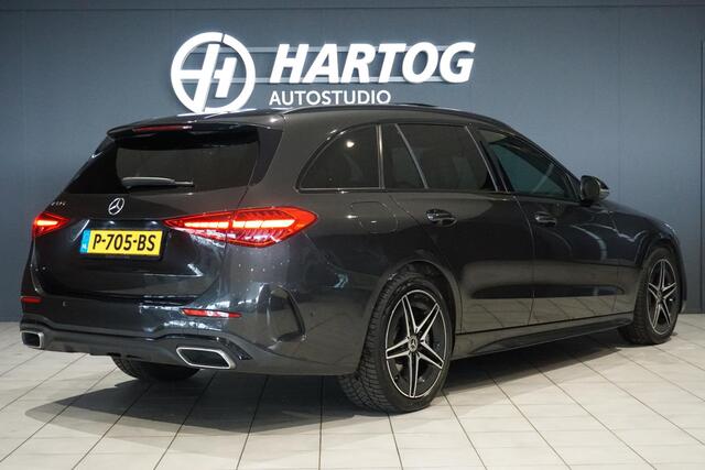 Mercedes-Benz C-KLASSE Estate 300 e AMG Line *NL AUTO* PANO / TREKHAAK / LEDER / SFEERVERLICHTING