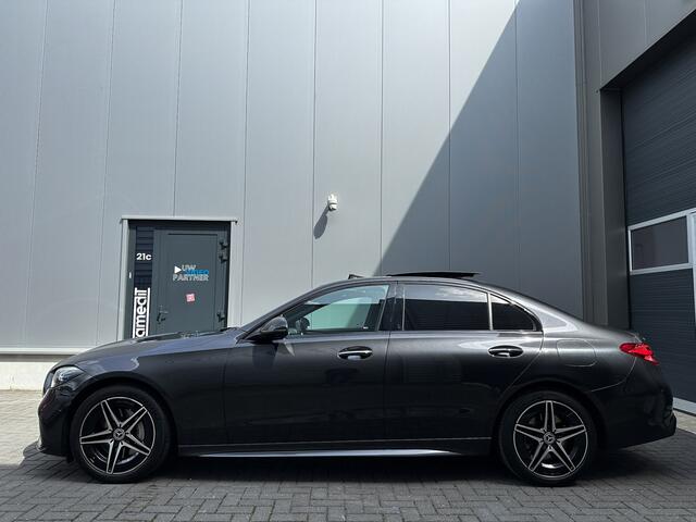 Mercedes-Benz C-KLASSE 300 e AMG Line Pano | Memory | Headup | 360 | 12 maanden garantie