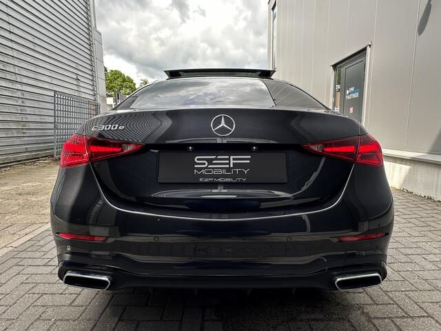 Mercedes-Benz C-KLASSE 300 e AMG Line Pano | Memory | Headup | 360 | 12 maanden garantie