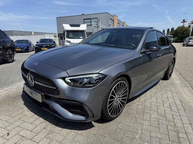 Mercedes-Benz C-KLASSE 180 AMG Line Night pakket Pano/dak, Low Hybrid, LM velgen 19 inch multispaak AMG