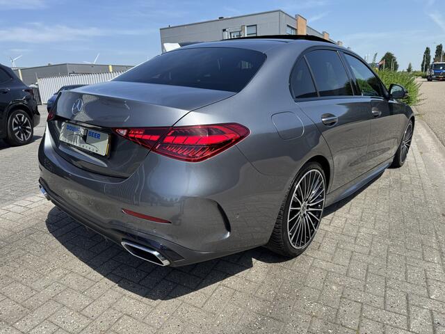 Mercedes-Benz C-KLASSE 180 AMG Line Night pakket Pano/dak, Low Hybrid, LM velgen 19 inch multispaak AMG