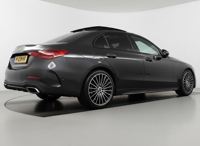 Mercedes-Benz C-KLASSE 200 Launch Edition AMG Line, Orig.NL - 1e Eig. | Pano | Apple Car Play | Leer | DAB+ - RIJKLAAR + BOVAG GARANTIE